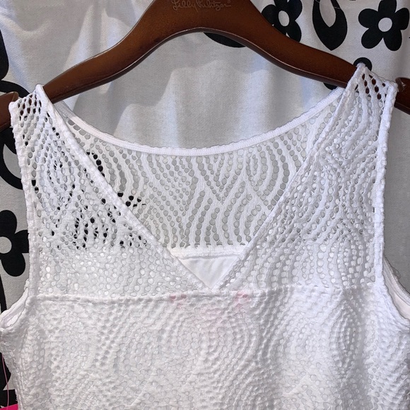 NWT Lilly Pulitzer Janine Tank Flowing Leaf Lace - Picture 6 of 8